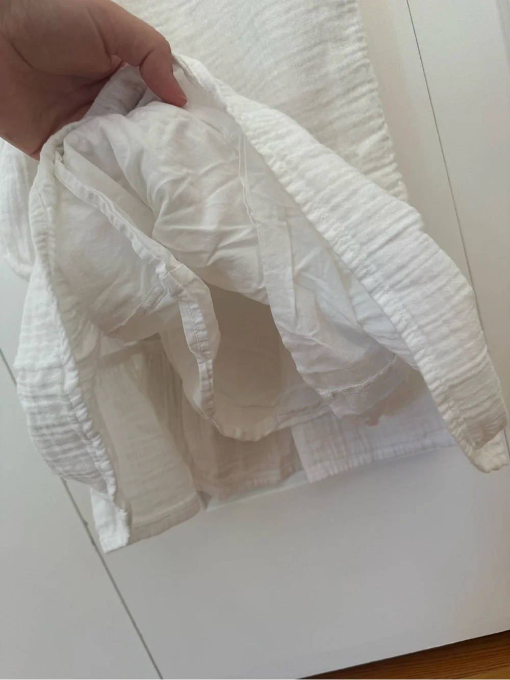 GAP Crinkle Gauze White Dress
